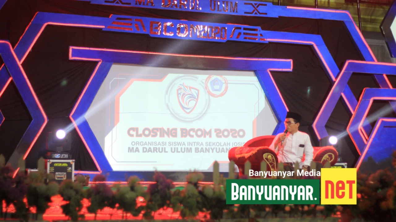 OSIS MA Darul Ulum Banyuanyar Gelar Penutupan B-COM 2020.