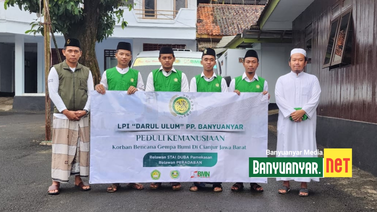 Banyuanyar Berangkatkan Relawan Kemanusiaan ke Cianjur