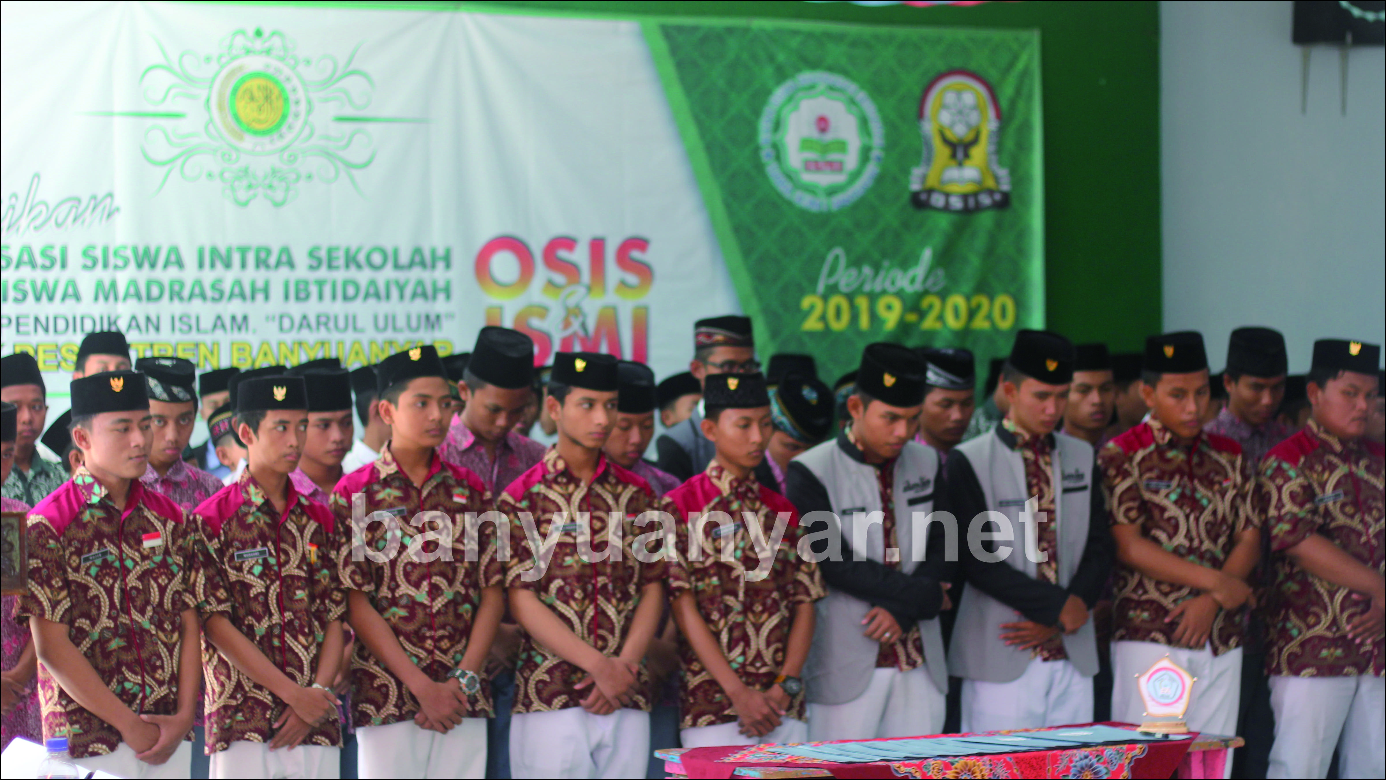 OSIS dan ISMI Banyuanyar 2019 Resmi Dilantik
