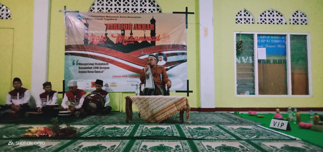 Mengarungi Mahabbah Rasulullah FKMSB Yogyakarta Gelar Maulid.