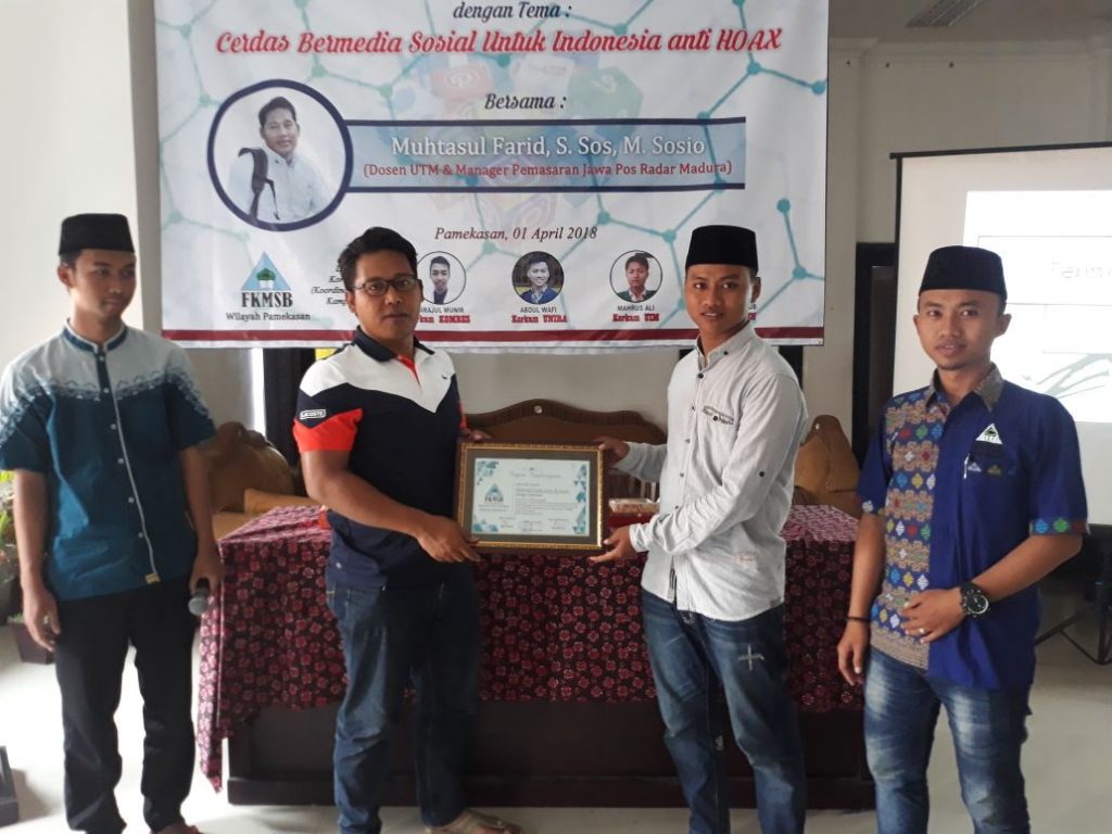 FKMSB Wilayah Pamekasan Adakan Diklat Jurnalistik