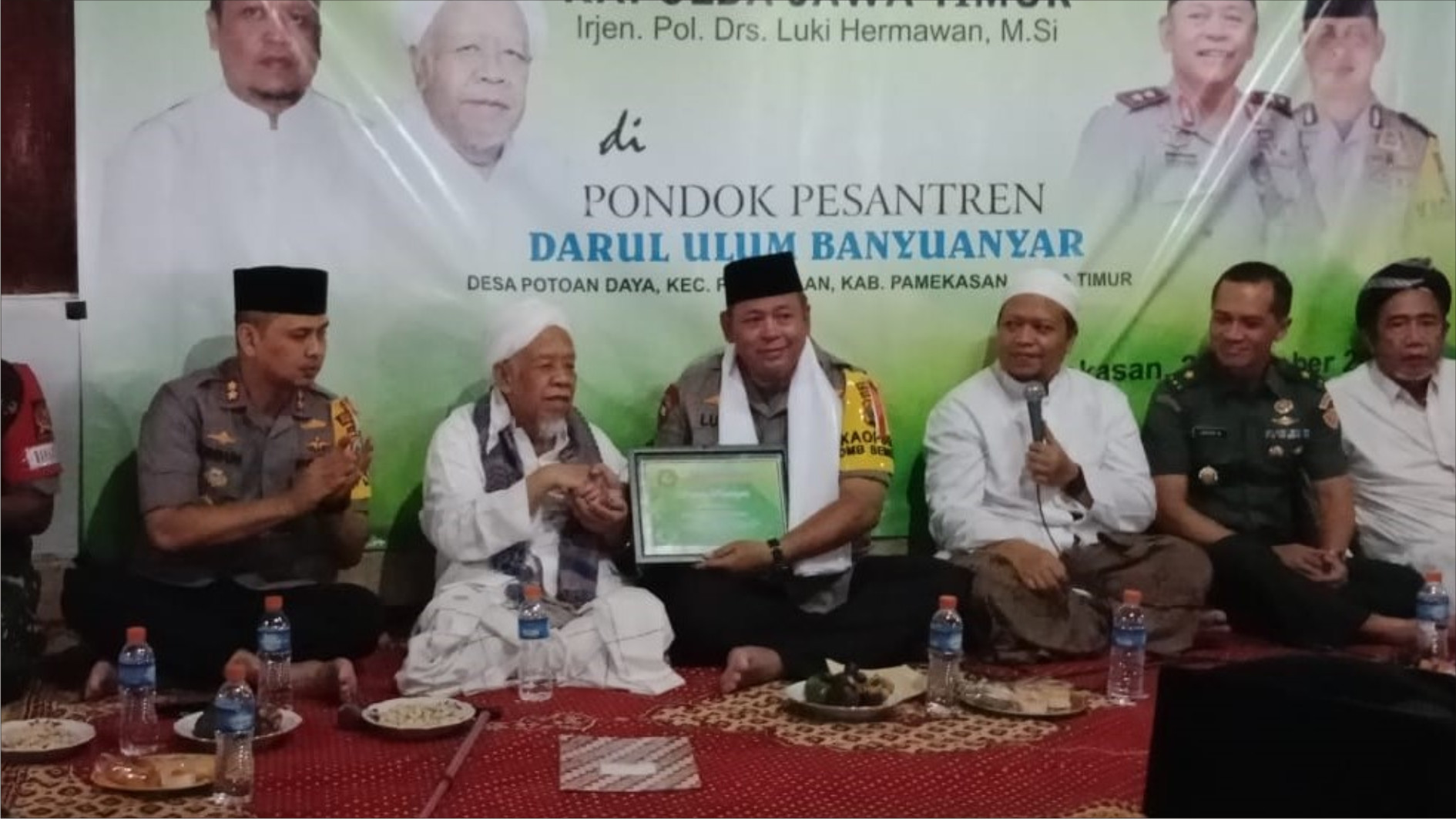 Baru Dilantik, Kapolda Jatim Kunjungi Banyuanyar