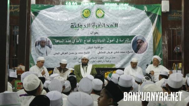 Muhadoroh Dawliyah: Banyuanyar dikunjungi Syaikh Dari Yaman