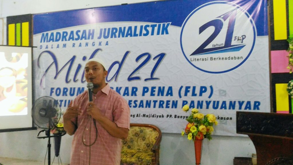 Pak Muhsin Salim Ajak Anak FLP Terus Semangat Menulis
