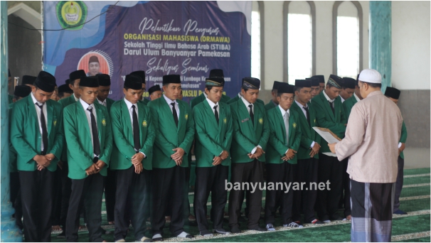 STIBA DUBA Pamekasan Lantik Pengurus Ormawa Periode 2020-2021 