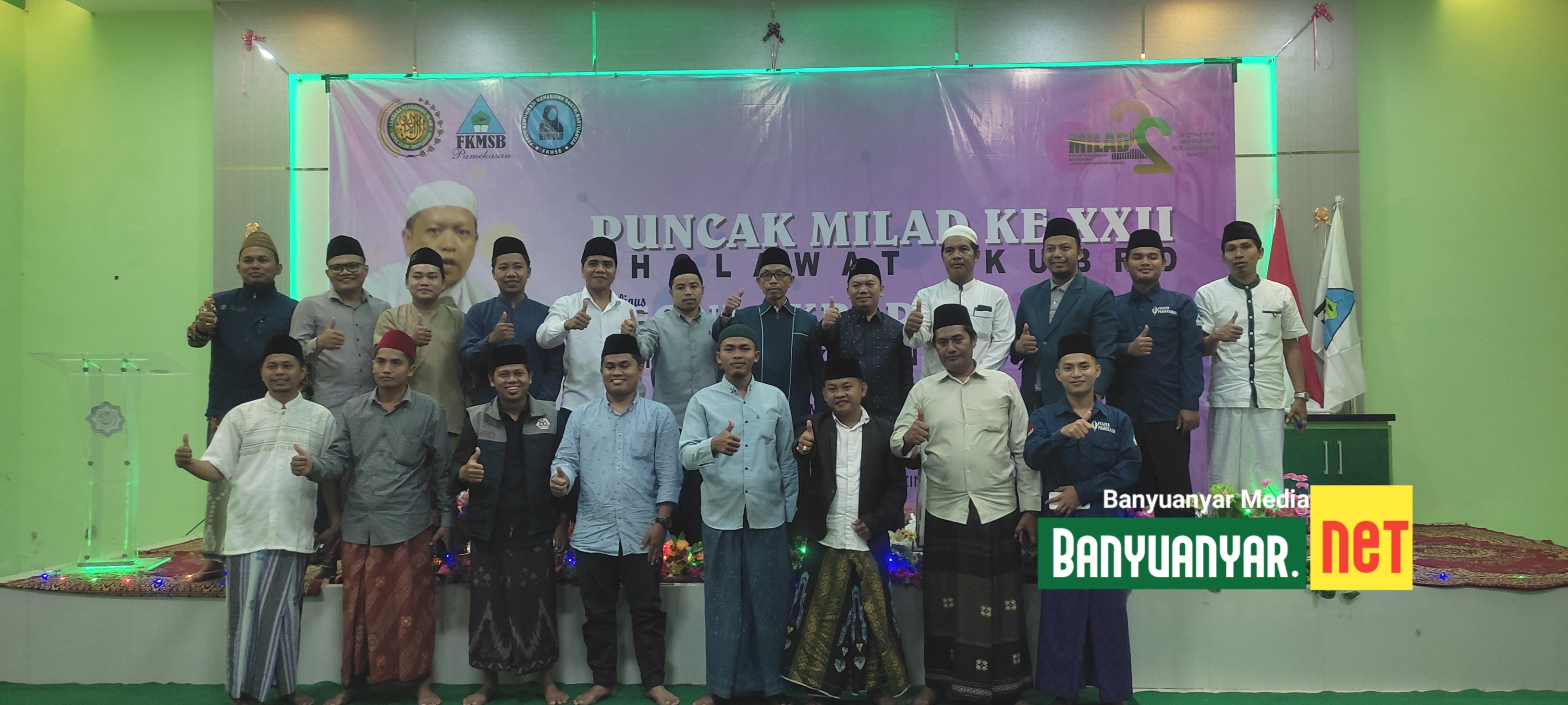 FKMSB Pamekasan Rayakan Milad Ke-22 Dengan Sholawat Kubro dan Silaturahmi
