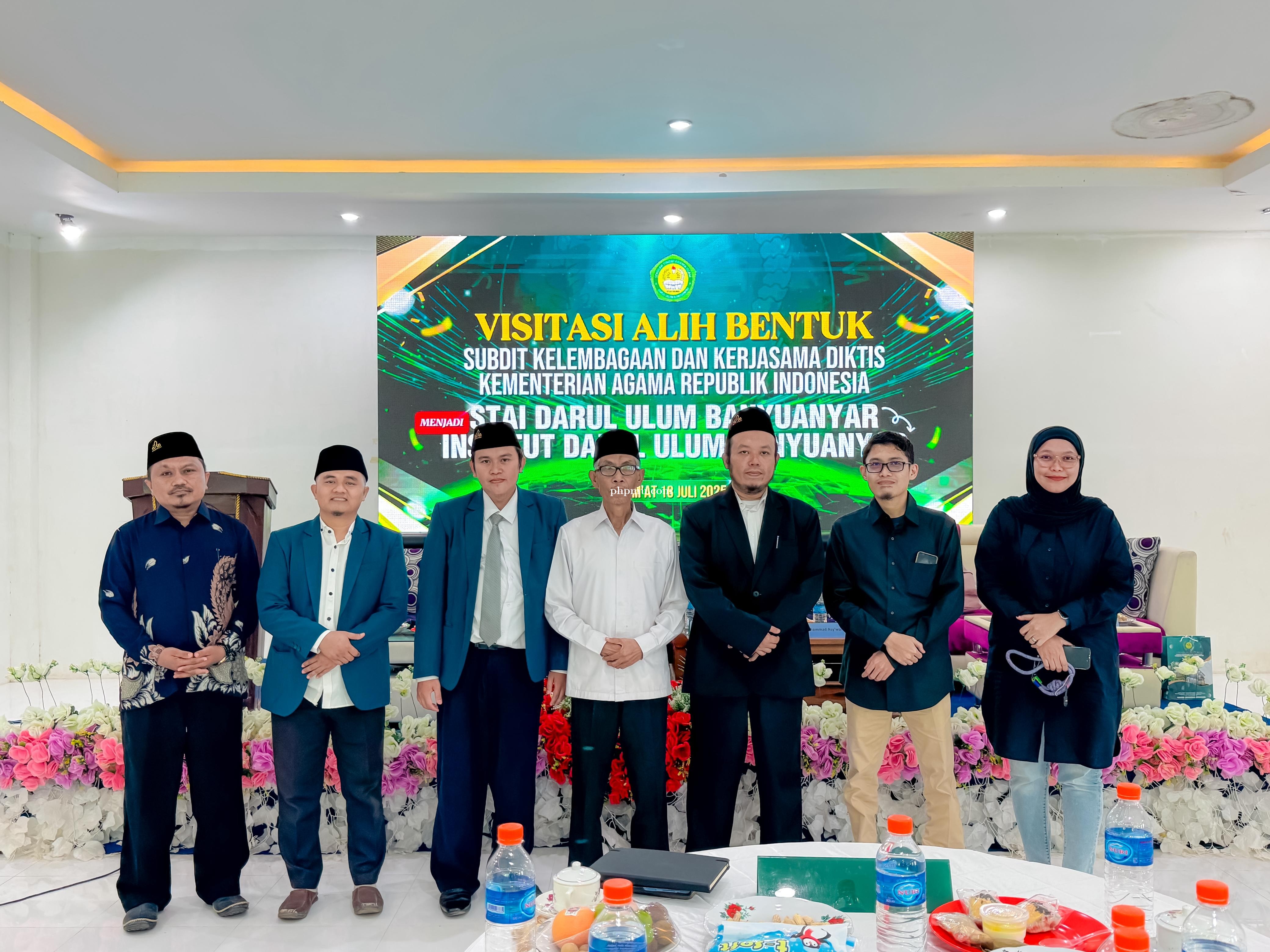 Visitasi Alih Bentuk STAI Darul Ulum Banyuanyar Menuju Institut: Tonggak Baru Pendidikan Pesantren